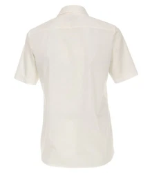 CASAMODA Businesshemd Kurzarm Modern Fit Creme/Weiß/Khaki