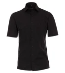CASAMODA Businesshemd Kurzarm Modern Fit Schwarz