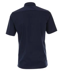 CASAMODA Businesshemd Kurzarm Modern Fit Dunkelblau