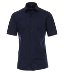 CASAMODA Businesshemd Kurzarm Modern Fit Dunkelblau