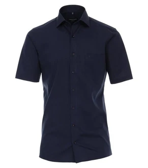 CASAMODA Businesshemd Kurzarm Modern Fit Dunkelblau CASAMODA Businesshemd Kurzarm Modern Fit Dunkelblau