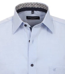 CASAMODA Kurzarm Businesshemd (834079700) Hellblau/Blau