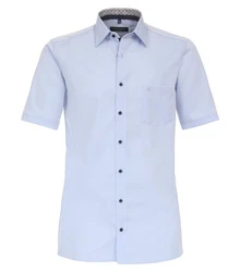 CASAMODA Kurzarm Businesshemd (834079700) Hellblau/Blau