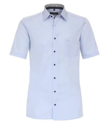 CASAMODA Kurzarm Businesshemd (834079700) Hellblau/Blau