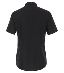 VENTI Businesshemd Kurzarm (634079400) Schwarz/Dunkelgrau/Grau