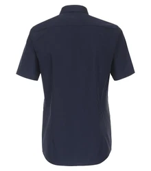 VENTI Businesshemd Kurzarm (634079400) Dunkelblau/Hellblau