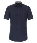 VENTI Businesshemd Kurzarm (634079400) Dunkelblau/Hellblau