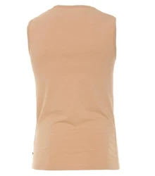 VENTI V-Shirt Tanktop Modern Fit Braun/Beige/Orange