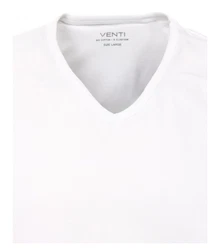 VENTI V-Shirt Tanktop Modern Fit Weiß/Creme