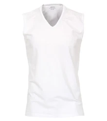 VENTI V-Shirt Tanktop Modern Fit Weiß/Creme