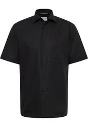 Eterna Kurzarmhemd MODERN FIT Schwarz
