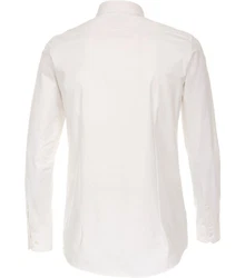 VENTI Businesshemd uni Weiß/Creme/Beige/Braun