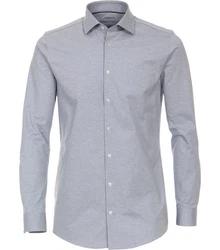 VENTI Businesshemd uni Grau/Blau