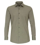 VENTI Businesshemd uni Khaki/Dunkelgrün/Grau