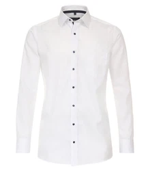 CASAMODA Businesshemd Kent Comfort Fit Creme/Weiß
