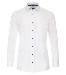 CASAMODA Businesshemd Kent Comfort Fit Creme/Weiß