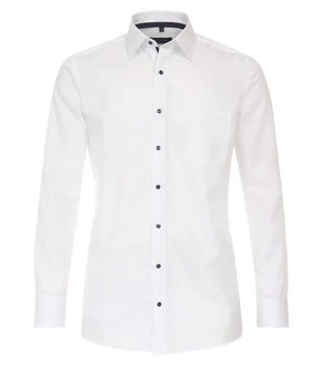CASAMODA Businesshemd Kent Comfort Fit Creme/Weiß
