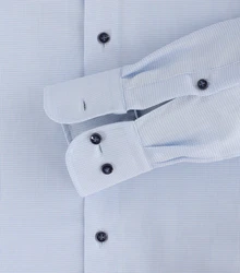 CASAMODA Businesshemd Kent Comfort Fit Hellblau/Dunkelblau/Blau