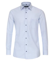 CASAMODA Businesshemd Kent Comfort Fit Hellblau/Dunkelblau/Blau
