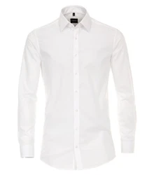 VENTI Businesshemd Body Stretch Kentkragen Weiß/Creme