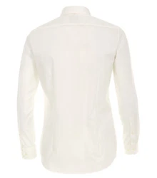 VENTI Businesshemd Body Stretch Kentkragen Weiß/Creme/Khaki/Beige