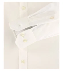 VENTI Businesshemd Body Stretch Kentkragen Weiß/Creme/Khaki/Beige