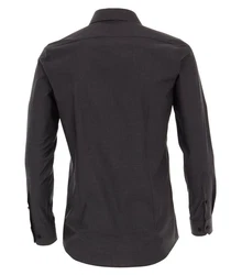 VENTI Businesshemd Body Stretch Kentkragen Grau/Dunkelgrau/Schwarz