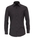 VENTI Businesshemd Body Stretch Kentkragen Grau/Dunkelgrau/Schwarz