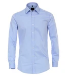 VENTI Businesshemd Body Stretch Kentkragen Hellblau/Blau/Dunkelblau