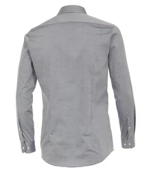 VENTI Businesshemd Body Stretch Kentkragen Grau/Dunkelgrau/Hellgrau