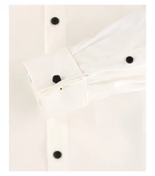 VENTI Businesshemd Uni Creme/Weiß/Beige