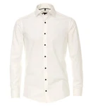 VENTI Businesshemd Uni Creme/Weiß/Beige