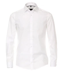 VENTI Businesshemd Uni Weiß/Creme