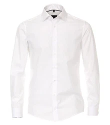 VENTI Businesshemd Uni Weiß/Creme