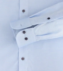 CASAMODA Businesshemd uni Hellblau/Blau