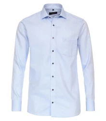 CASAMODA Businesshemd uni Hellblau/Blau