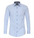 VENTI CASAMODA Businesshemd Body Fit Kentkragen Hellblau/Blau