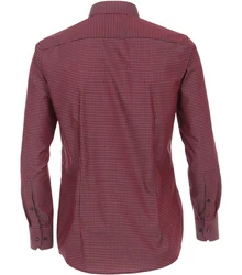 VENTI Hemd Modern Fit 123942400 Rot/Dunkelrot