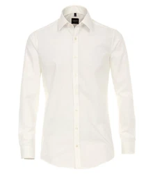 VENTI Businesshemd extra langer Arm Weiß/Creme/Khaki/Beige
