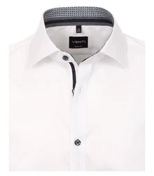 VENTI Businesshemd Button-down (103522600) Weiß/Creme