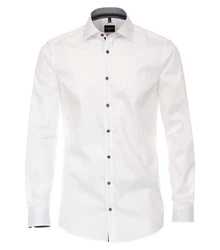 VENTI Businesshemd Button-down (103522600) Weiß/Creme