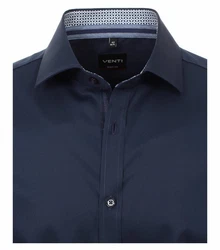VENTI Businesshemd Button-down (103522600) Dunkelblau/Hellblau