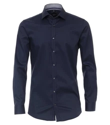 VENTI Businesshemd Button-down (103522600) Dunkelblau/Hellblau