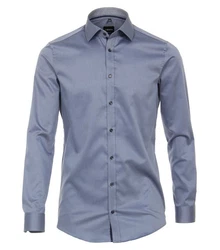 VENTI Businesshemd Button-down (103522600) Dunkelblau/Blau/Grau