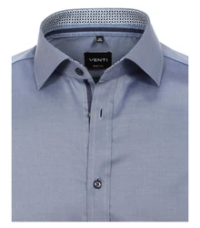 VENTI Businesshemd Button-down (103522600) Dunkelblau/Blau/Grau