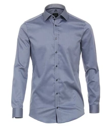 VENTI Businesshemd Button-down (103522600) Dunkelblau/Blau/Grau