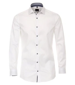 VENTI Businesshemd Button-down (103522600) Weiß/Creme