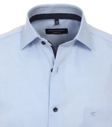 CASAMODA Businesshemd uni Hellblau/Blau/Dunkelblau