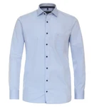 CASAMODA Businesshemd uni Hellblau/Blau/Dunkelblau