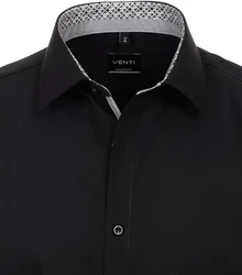 VENTI Businesshemd extra langer Arm Schwarz